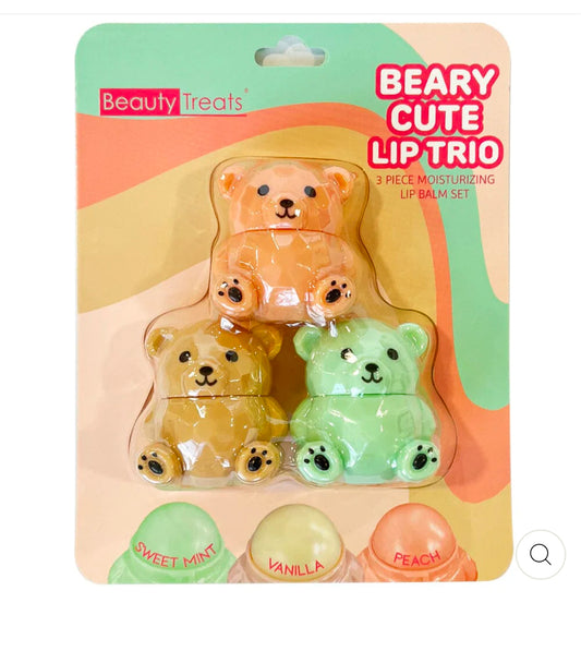 Bear 3pc Lip Balm Set 655-R3 (3units)