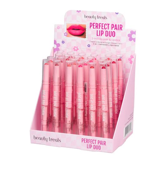 Perfect Pair lip duo lip liner & lip balm (24 units) display