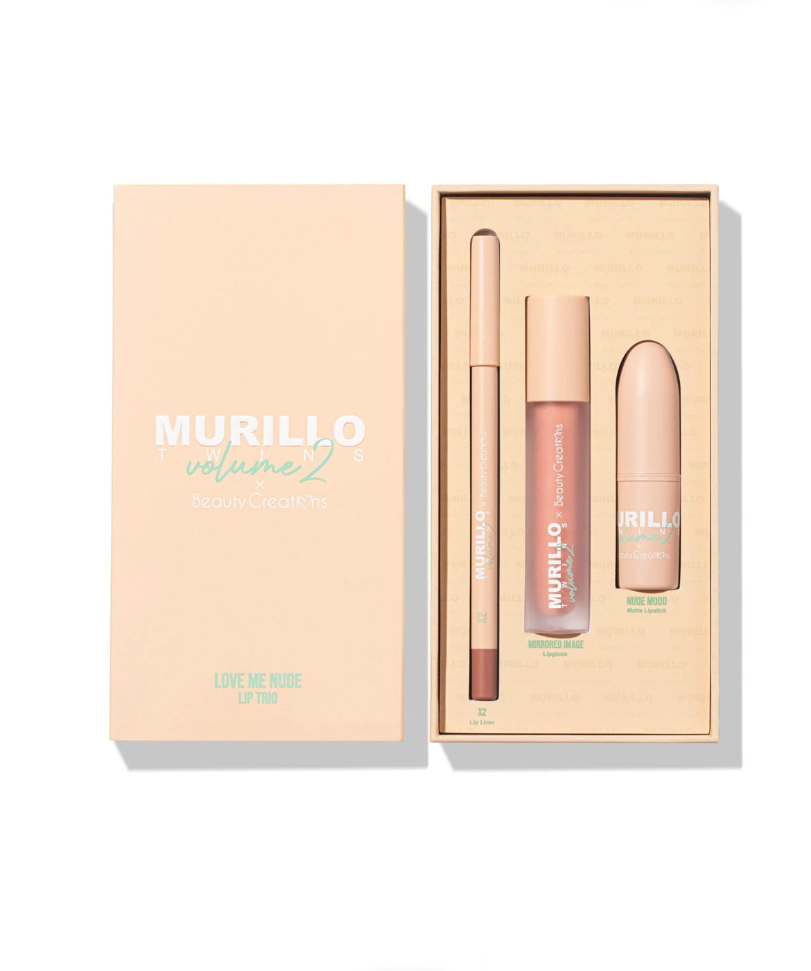 MURILLO TWINS VOL. 2 - LOVE ME NUDE LIP KIT.  1pc