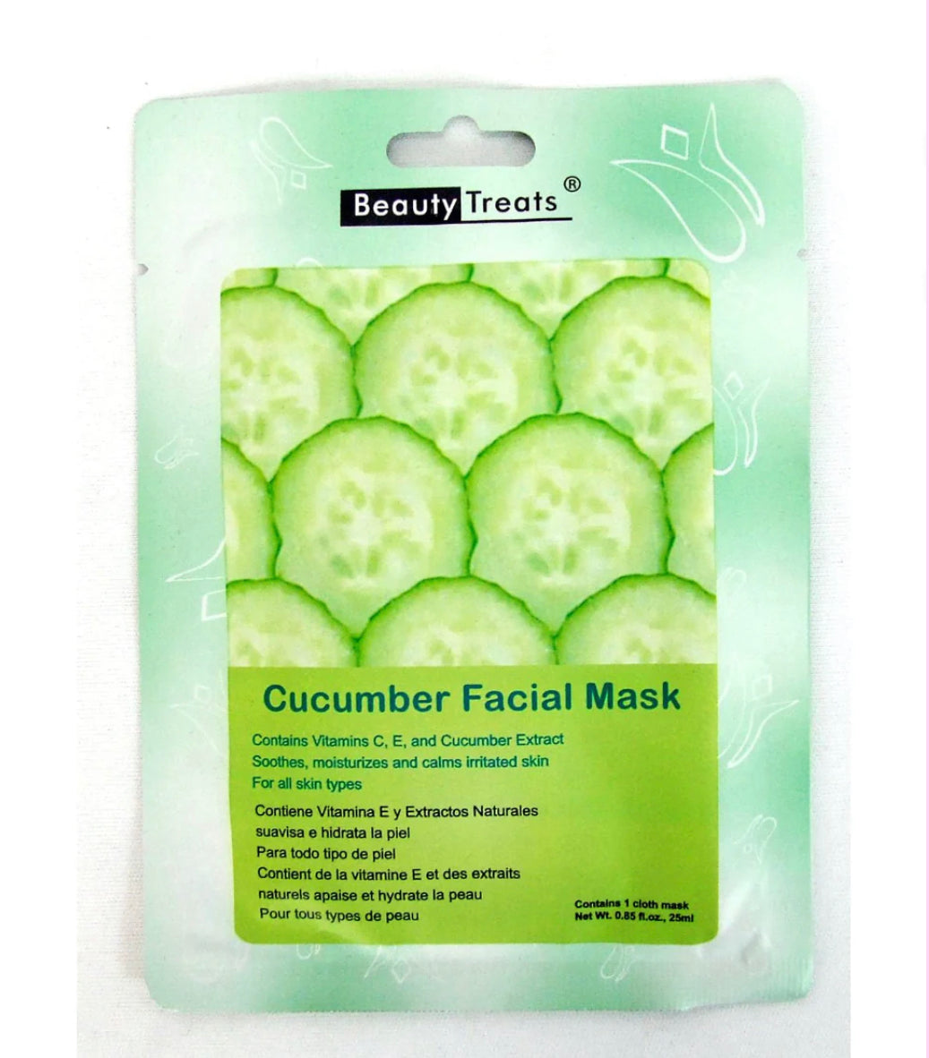 Cucumber Face Mask  3PC