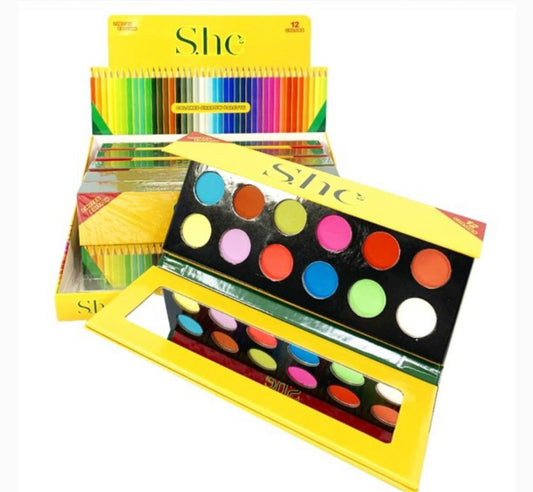 Colored shadow palette limited edition 3pc
