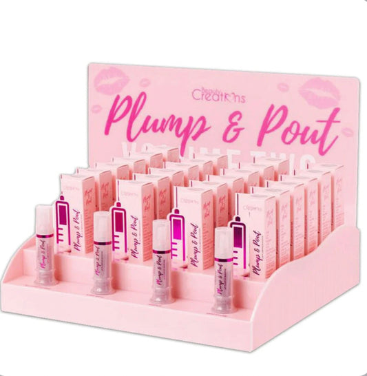 PLUMP & POUT 4 FLAVORS VOL.2 DISPLAY SET WITH FREE TESTERS