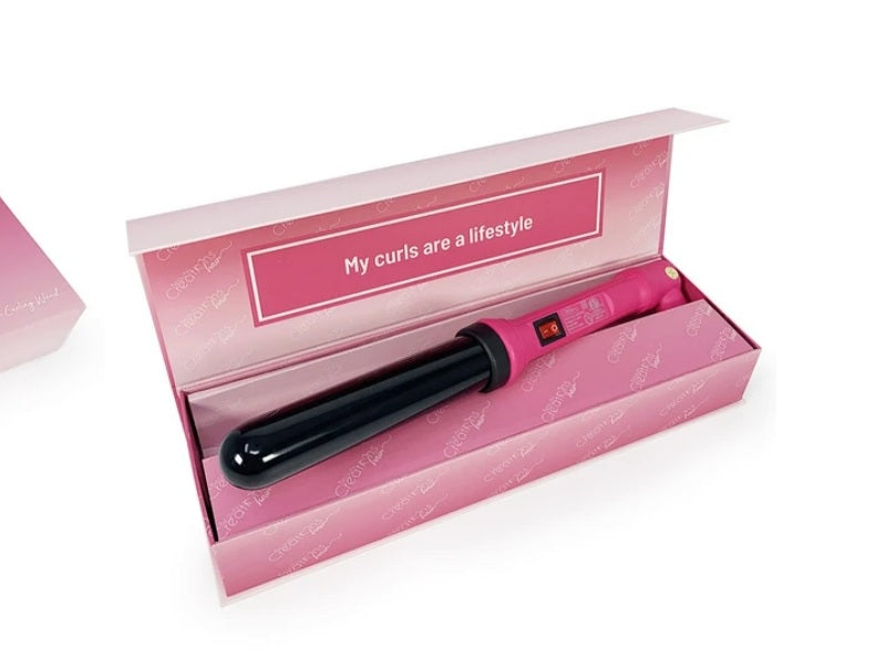 32mm Hair Curling Wand - Hot Pink