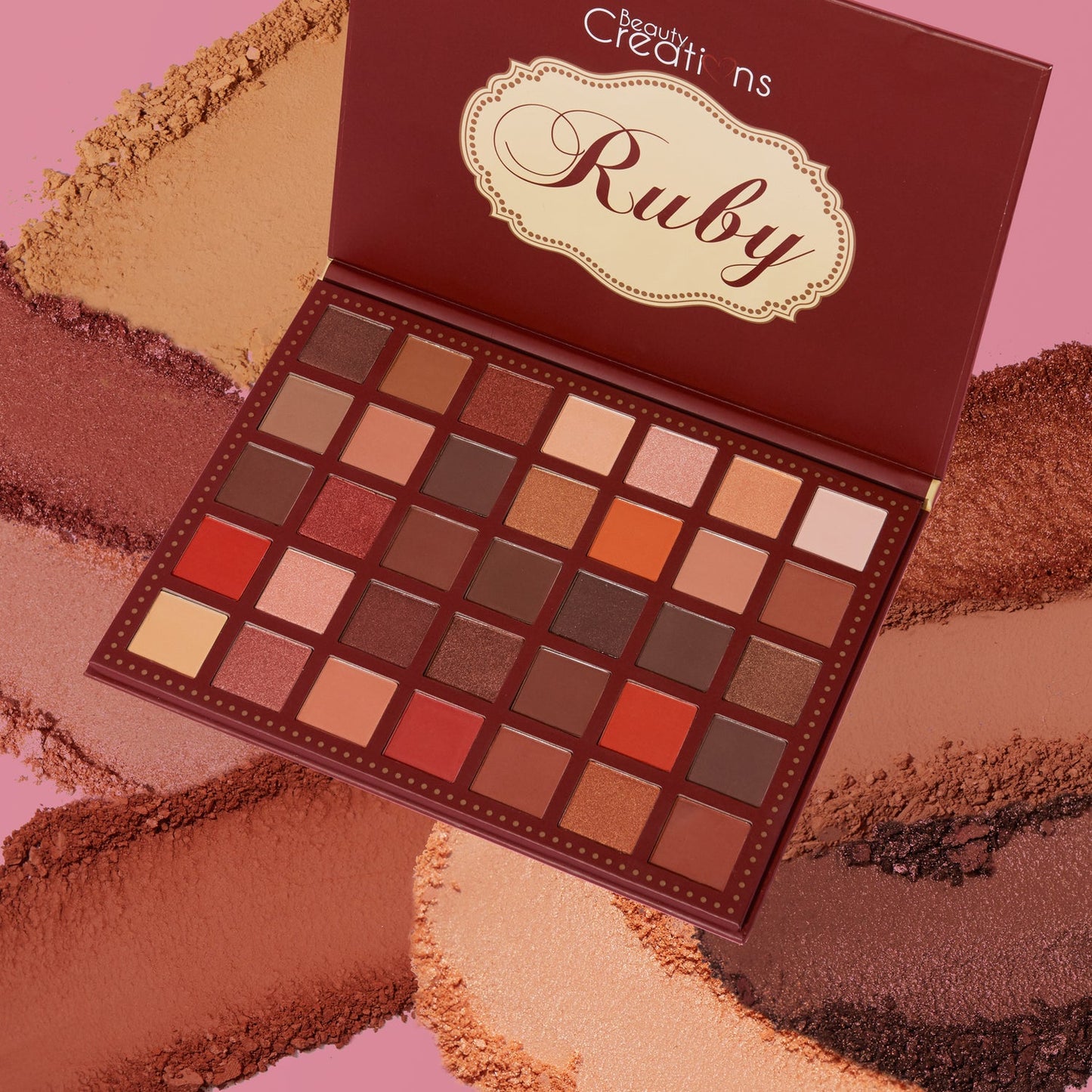 Ruby Eyeshadow 35 color Pro Palette 3pc